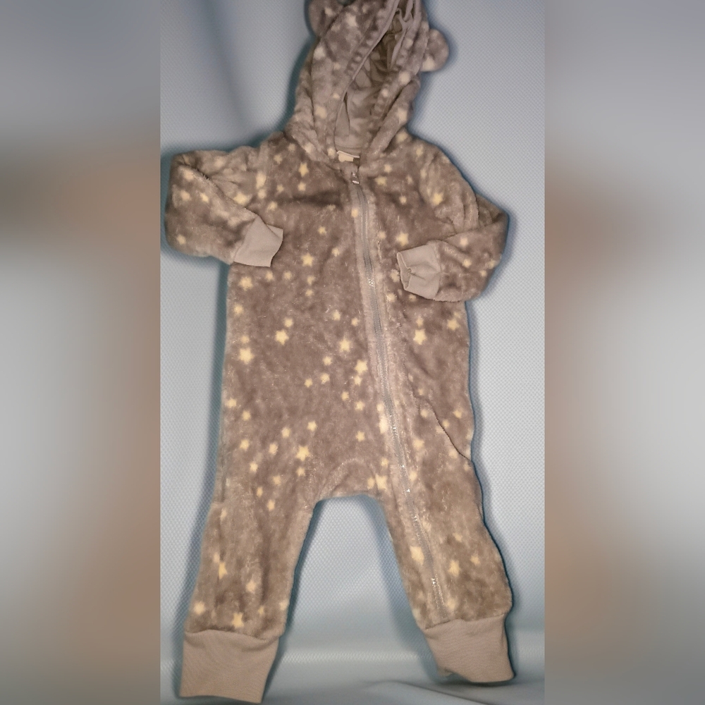 Cozy Starry Gray Kids One Piece